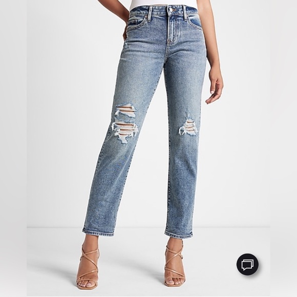 EXPRESS boyfriend midrise jean, size 10 - Picture 6 of 6